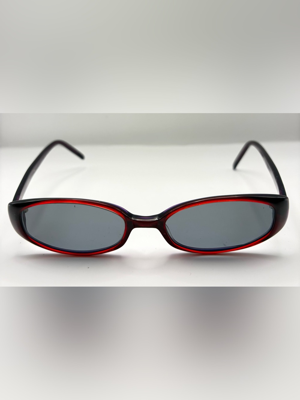 Cosmopolitan Purple Burgundy Oval Sunglasses Frames Only - Picture 3 of 8